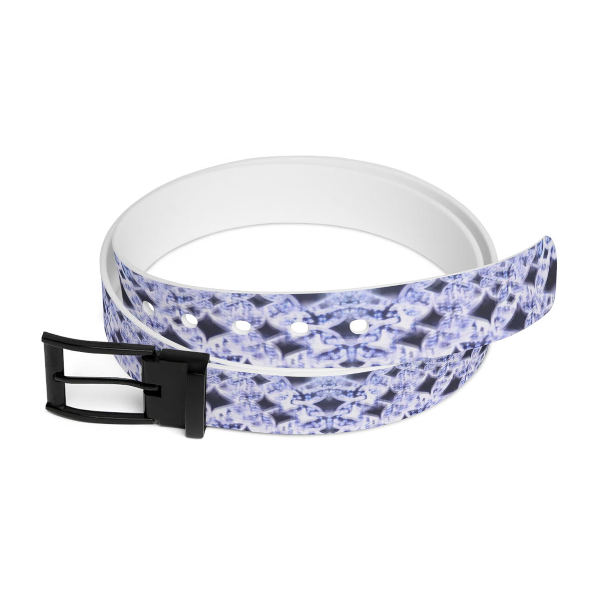 Echo silver white Trance belt