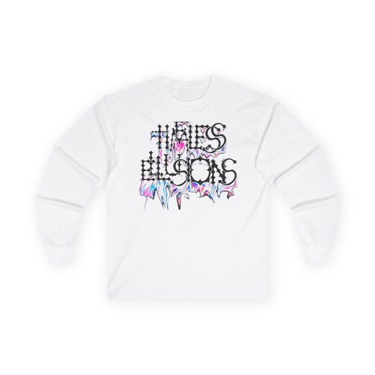 Trance cotton long sleeve tee(unisex)