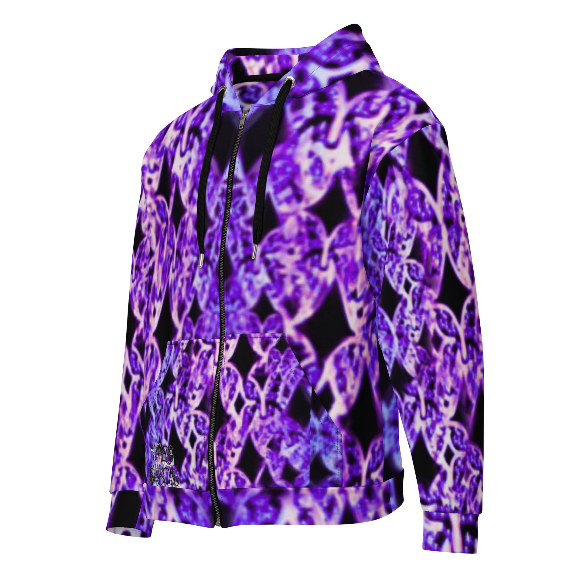 Purple Trance zip hoodie(remastered)