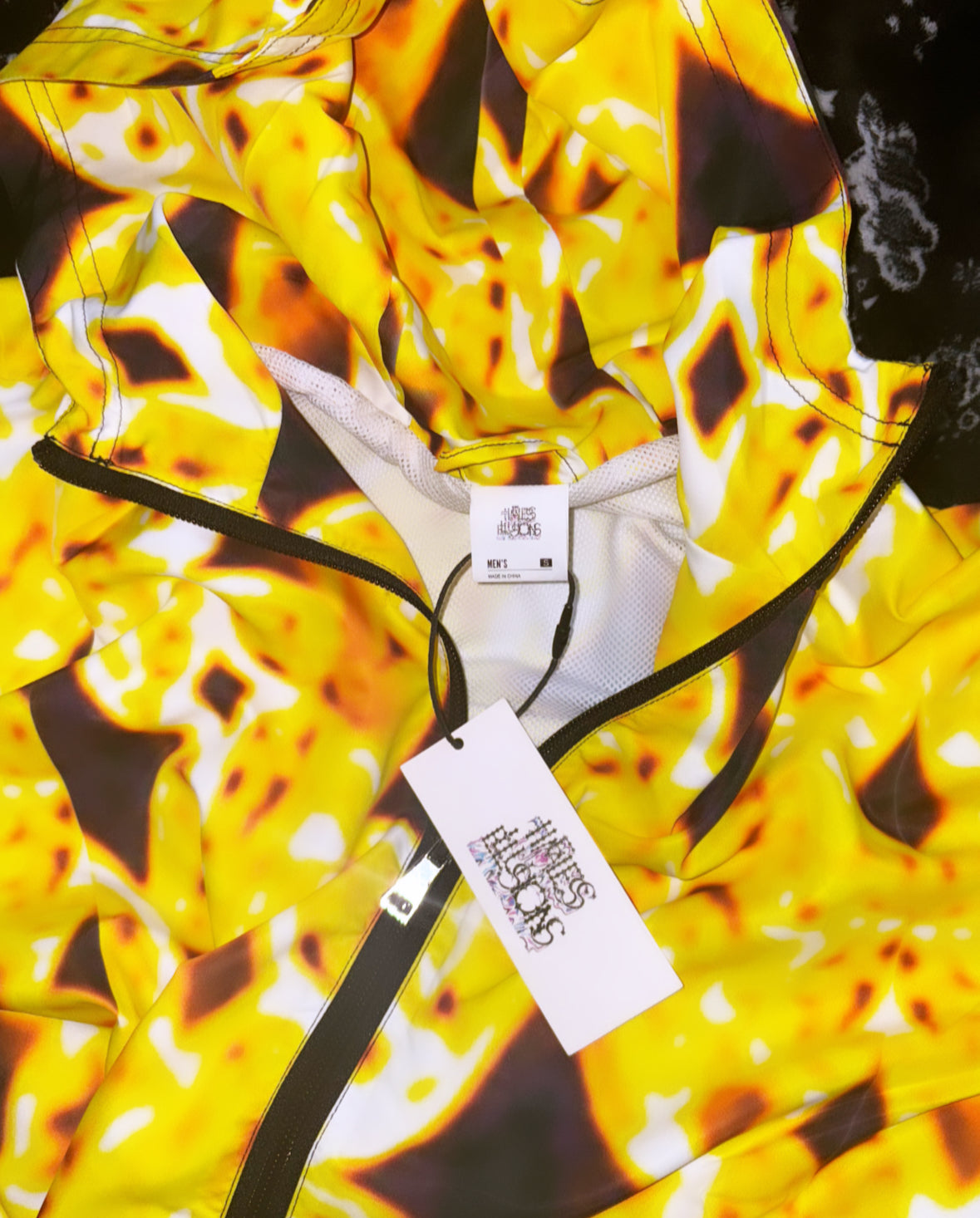 Super Yellow Trance windbreaker