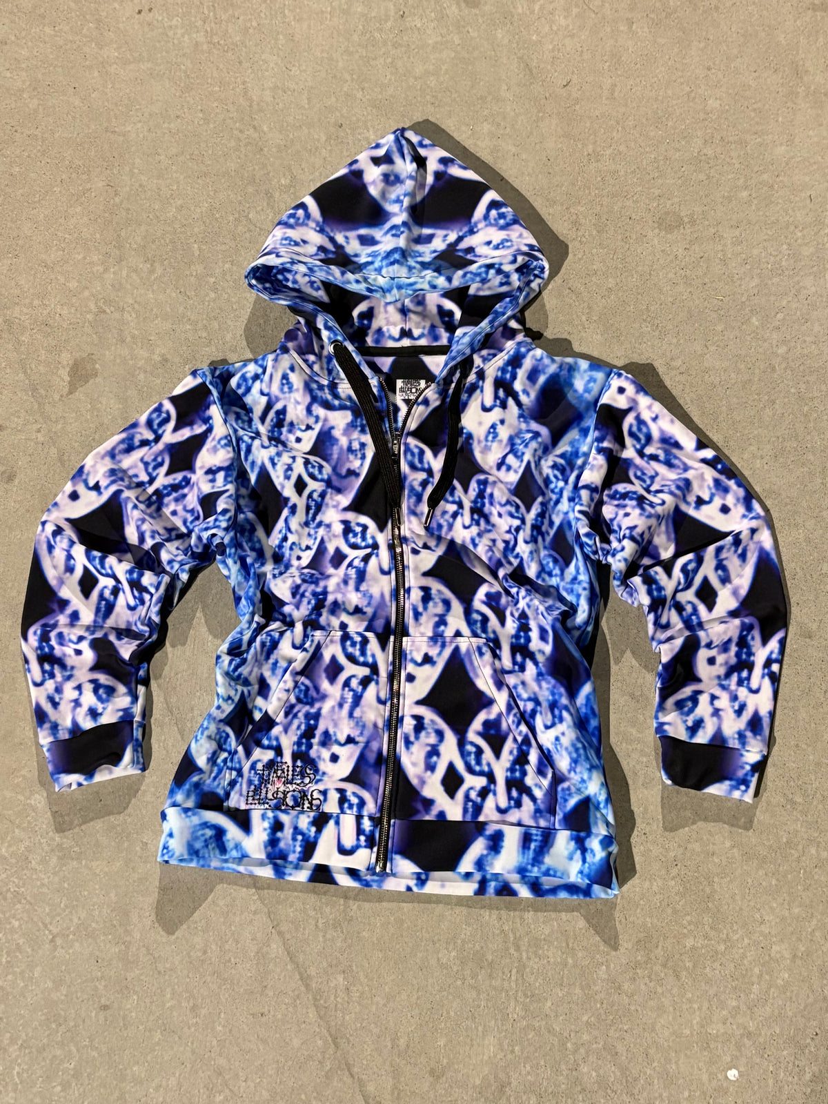 Blue Trance Zip Hoodie(remastered)